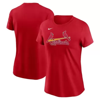 Women's St. Louis Cardinals Nike Red Fuse Wordmark T-Shirt Women's St. Louis Cardinals Nike Red Fuse Wordmark T-Shirt