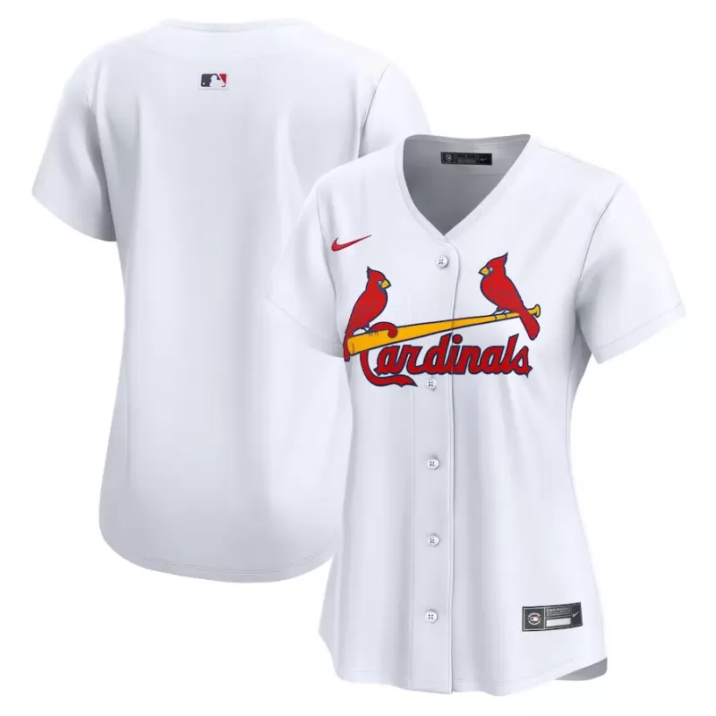 Women's St. Louis Cardinals Nike White Home Limited Jersey Women's St. Louis Cardinals Nike White Home Limited Jersey