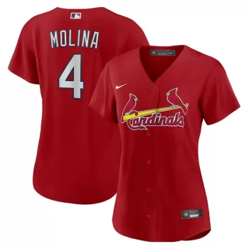 Women's St. Louis Cardinals Yadier Molina Nike Red Alternate Replica Player Jersey Women's St. Louis Cardinals Yadier Molina Nike Red Alternate Replica Player Jersey