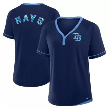 Women's Tampa Bay Rays Fanatics Navy League Diva Star Raglan V-Neck T-Shirt Women's Tampa Bay Rays Fanatics Navy League Diva Star Raglan V-Neck T-Shirt