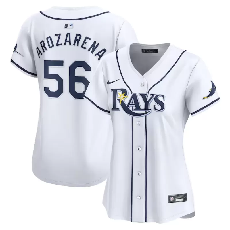 Women's Tampa Bay Rays Randy Arozarena Nike White Home Limited Player Jersey Women's Tampa Bay Rays Randy Arozarena Nike White Home Limited Player Jersey