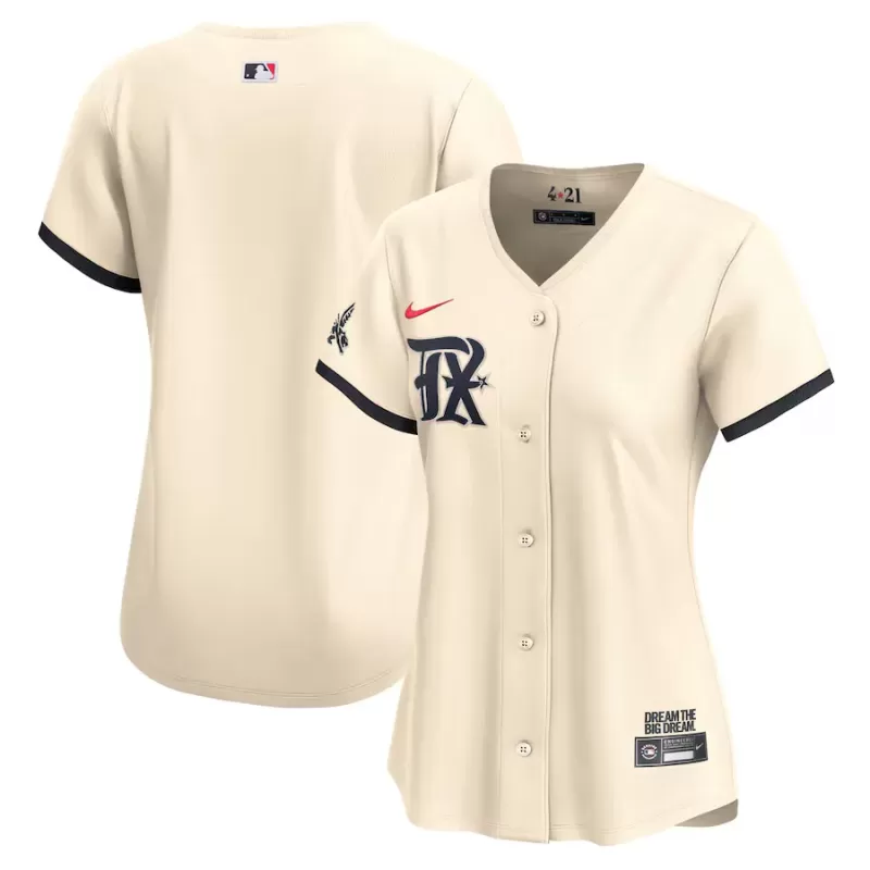 Women's Texas Rangers Nike Cream City Connect Limited Jersey Women's Texas Rangers Nike Cream City Connect Limited Jersey
