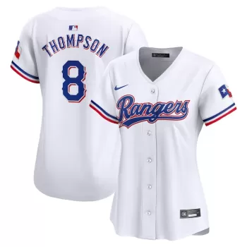 Women's Texas Rangers Bubba Thompson Nike White Home Limited Player Jersey Women's Texas Rangers Bubba Thompson Nike White Home Limited Player Jersey