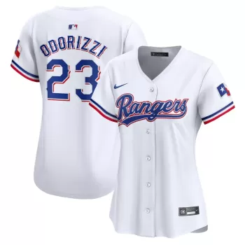 Women's Texas Rangers Jake Odorizzi Nike White Home Limited Player Jersey Women's Texas Rangers Jake Odorizzi Nike White Home Limited Player Jersey