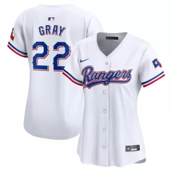 Women's Texas Rangers Jon Gray Nike White Home Limited Player Jersey Women's Texas Rangers Jon Gray Nike White Home Limited Player Jersey