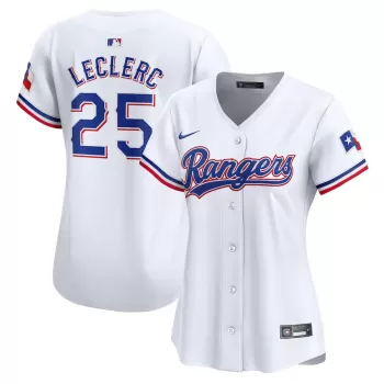 Women's Texas Rangers José Leclerc Nike White Home Limited Player Jersey Women's Texas Rangers José Leclerc Nike White Home Limited Player Jersey