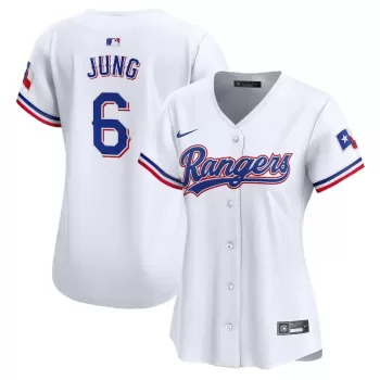 Women's Texas Rangers Josh Jung Nike White Home Limited Player Jersey Women's Texas Rangers Josh Jung Nike White Home Limited Player Jersey