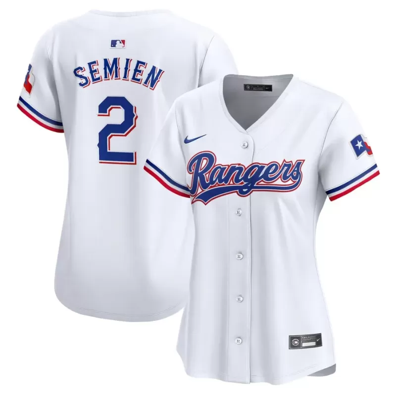 Women's Texas Rangers Marcus Semien Nike White Home Limited Player Jersey Women's Texas Rangers Marcus Semien Nike White Home Limited Player Jersey