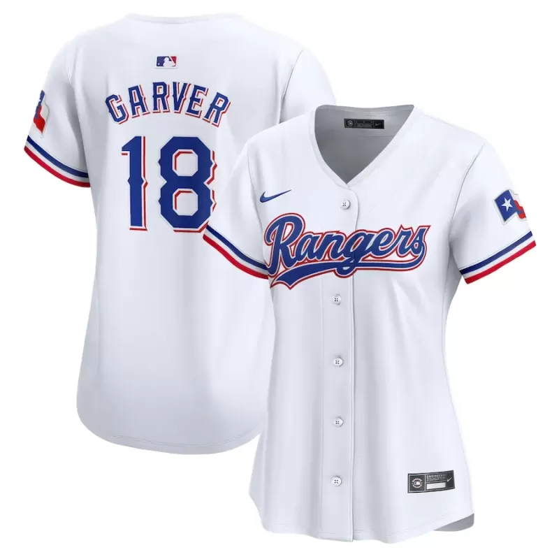 Women's Texas Rangers Mitch Garver Nike White Home Limited Player Jersey