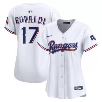 Women's Texas Rangers Nathan Eovaldi Nike White Home Limited Jersey Women's Texas Rangers Nathan Eovaldi Nike White Home Limited Jersey