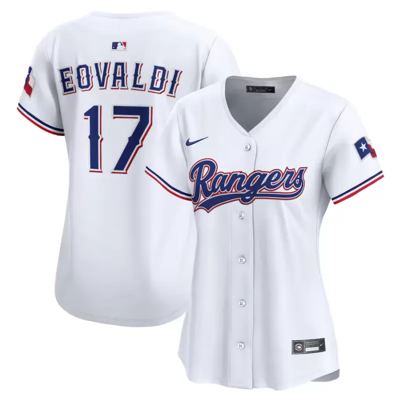 Women's Texas Rangers Nathan Eovaldi Nike White Home Limited Jersey Women's Texas Rangers Nathan Eovaldi Nike White Home Limited Jersey