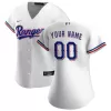 Women's Texas Rangers Nike White Home Replica Custom Jersey