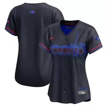 Women's Toronto Blue Jays Nike Navy 2024 City Connect Limited Jersey Women's Toronto Blue Jays Nike Navy 2024 City Connect Limited Jersey