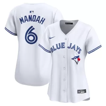 Women's Toronto Blue Jays Alek Manoah Nike White Home Limited Player Jersey Women's Toronto Blue Jays Alek Manoah Nike White Home Limited Player Jersey