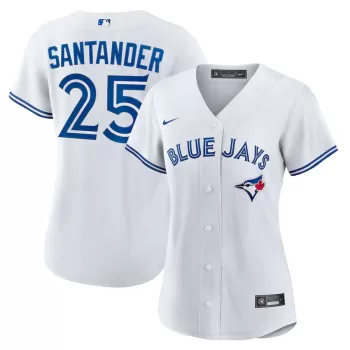 Women's Toronto Blue Jays Anthony Santander Nike White Home Replica Jersey Women's Toronto Blue Jays Anthony Santander Nike White Home Replica Jersey