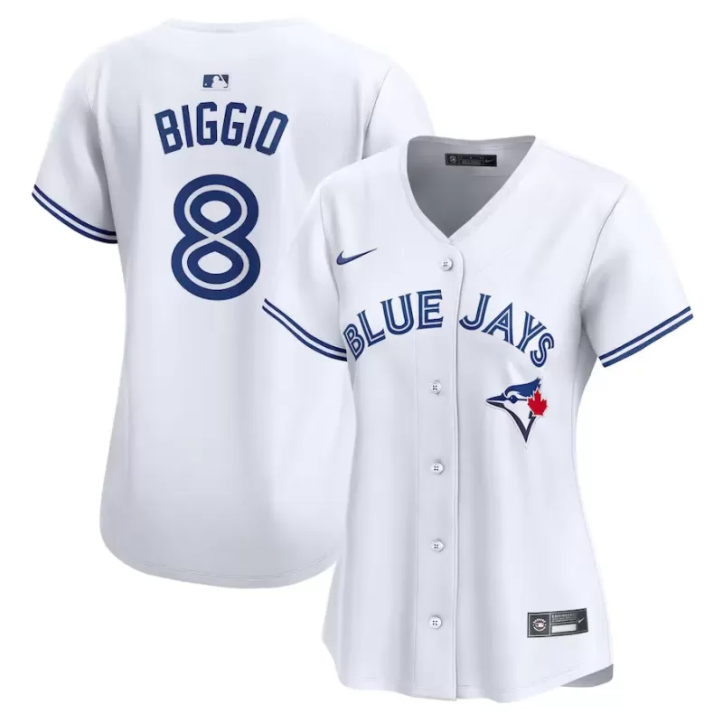 Women's Toronto Blue Jays Cavan Biggio Nike White Home Limited Player Jersey Women's Toronto Blue Jays Cavan Biggio Nike White Home Limited Player Jersey