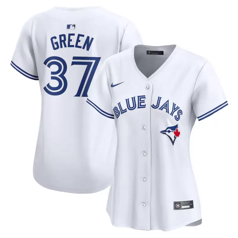 Women's Toronto Blue Jays Chad Green Nike White Home Limited Player Jersey Women's Toronto Blue Jays Chad Green Nike White Home Limited Player Jersey