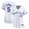 Women's Toronto Blue Jays Santiago Espinal Nike White Home Limited Player Jersey