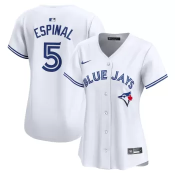 Women's Toronto Blue Jays Santiago Espinal Nike White Home Limited Player Jersey