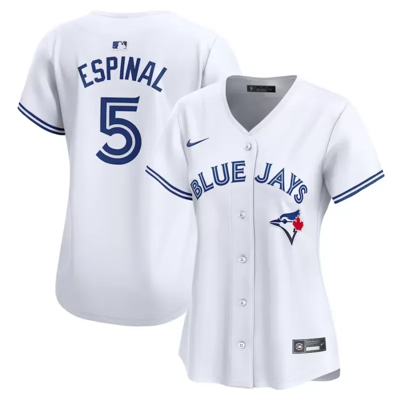 Women's Toronto Blue Jays Santiago Espinal Nike White Home Limited Player Jersey Women's Toronto Blue Jays Santiago Espinal Nike White Home Limited Player Jersey