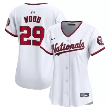 Women's Washington Nationals James Wood Nike White Home Limited Player Jersey Women's Washington Nationals James Wood Nike White Home Limited Player Jersey