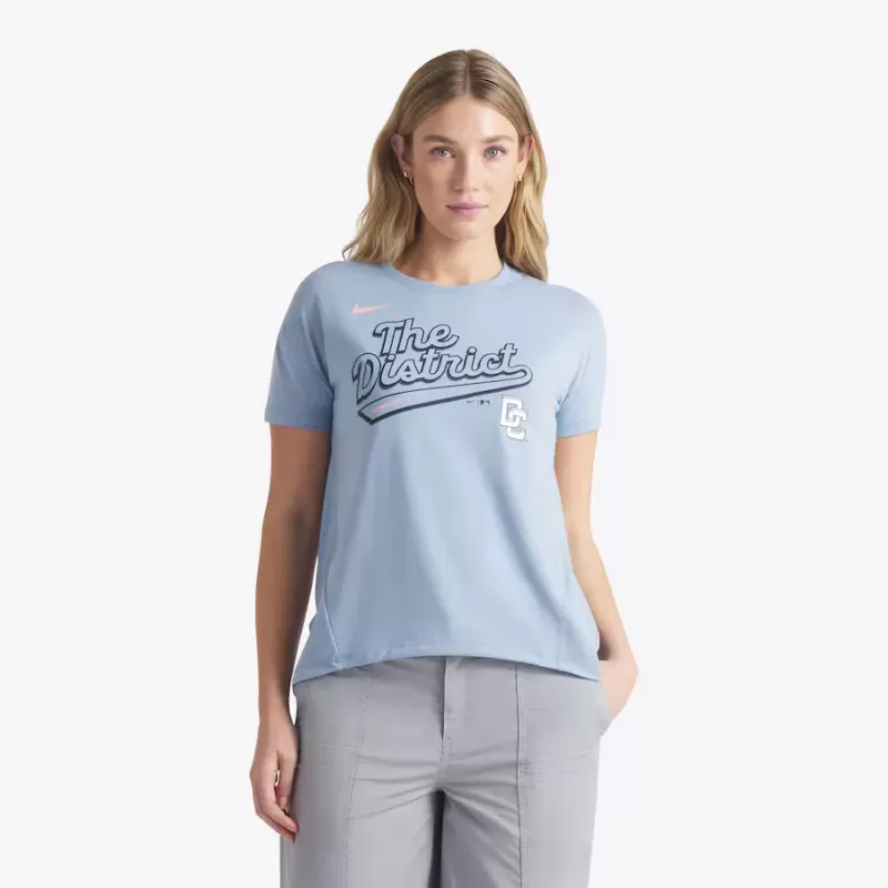 Women's Washington Nationals Nike Blue 2025 City Connect Flowy Fashion Tri-Blend Performance T-Shirt Women's Washington Nationals Nike Blue 2025 City Connect Flowy Fashion Tri-Blend Performance T-Shirt