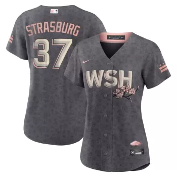 Women's Washington Nationals Stephen Strasburg Nike Gray City Connect Replica Player Jersey Women's Washington Nationals Stephen Strasburg Nike Gray City Connect Replica Player Jersey