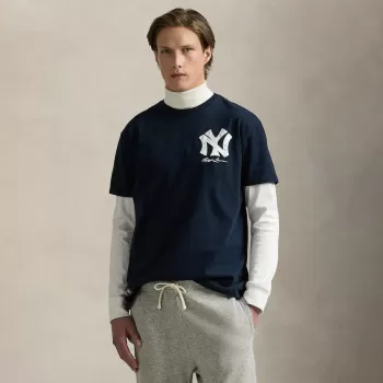 Yankees Polo Ralph Lauren Navy Jersey T-Shirt