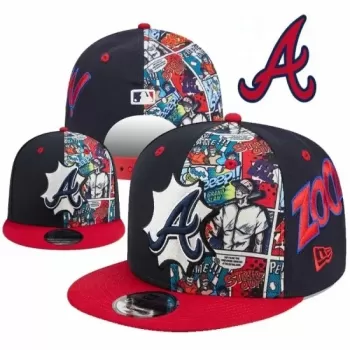 Atlanta Braves 'Comic Blitz' New Era 59FIFTY Fitted Hat Atlanta Braves 'Comic Blitz' New Era 59FIFTY Fitted Hat