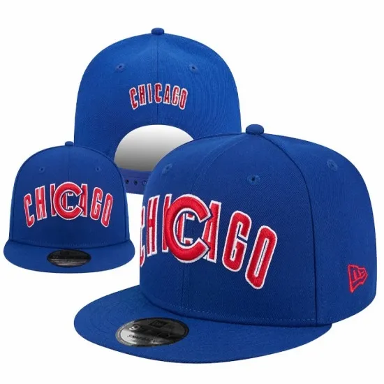Chicago Cubs Royal Blue 'Chicago' Arc Embroidered New Era Snapback Hat