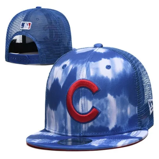 Chicago Cubs Tie-Dye Trucker Snapback Hat - MLB Official Chicago Cubs Tie-Dye Trucker Snapback Hat - MLB Official