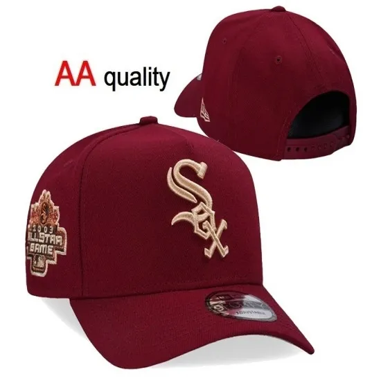 Chicago White Sox 2003 All-Star Game Maroon Stitched Snapback Hat - New Era Chicago White Sox 2003 All-Star Game Maroon Stitched Snapback Hat - New Era