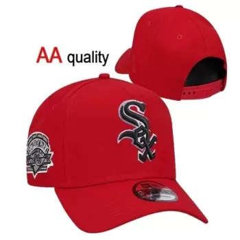 Chicago White Sox Red Stitched Snapback Hat - Premium Quality Chicago White Sox Red Stitched Snapback Hat - Premium Quality
