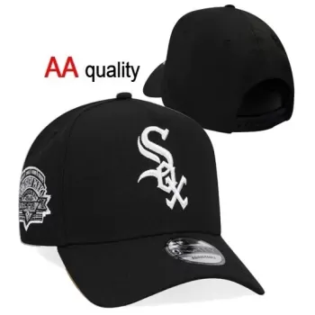 Chicago White Sox Black Stitched Snapback Hat - Official MLB Apparel Chicago White Sox Black Stitched Snapback Hat - Official MLB Apparel