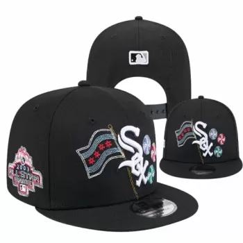 Chicago White Sox 2003 All-Star Game Commemorative Black Snapback Hat Chicago White Sox 2003 All-Star Game Commemorative Black Snapback Hat