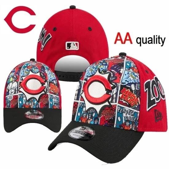 Cincinnati Reds Comic Book Style Stitched Snapback Hat - Officially Licensed MLB Apparel Cincinnati Reds Comic Book Style Stitched Snapback Hat - Officially Licensed MLB Apparel