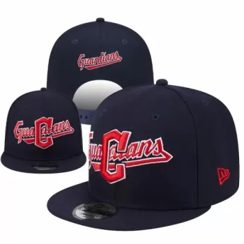 Cleveland Guardians Navy Blue Official Team Stitched Snapback Hat Cleveland Guardians Navy Blue Official Team Stitched Snapback Hat