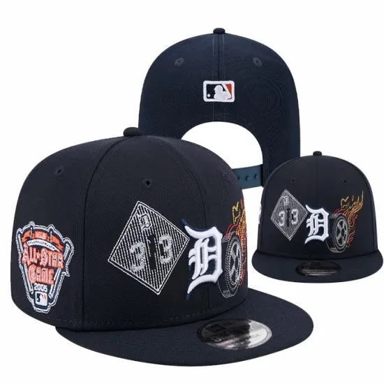 Detroit Tigers 2005 All-Star Game & '313' Area Code Stitched Snapback Hat Detroit Tigers 2005 All-Star Game & '313' Area Code Stitched Snapback Hat