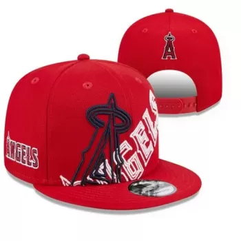 Los Angeles Angels Stitched Red Snapback Hat - Official MLB Apparel