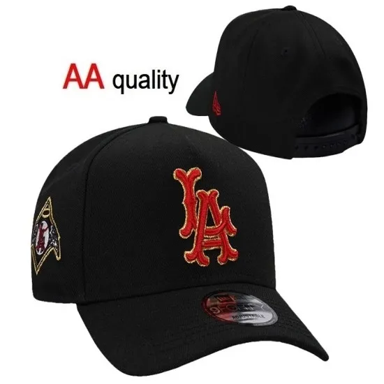 Los Angeles Angels of Anaheim 'LA' Stitched Snapback Hat - Black/Red Los Angeles Angels of Anaheim 'LA' Stitched Snapback Hat - Black/Red