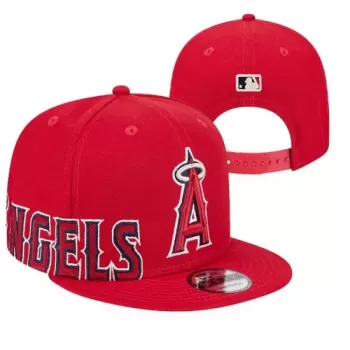 Los Angeles Angels of Anaheim Red Stitched MLB Snapback Hat