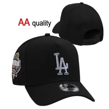 Los Angeles Dodgers LA Stitched Snapback Hat - Black