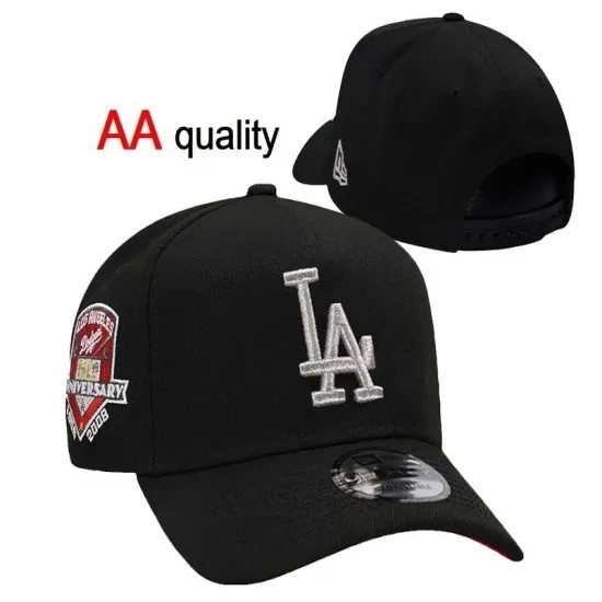 Los Angeles Dodgers 50th Anniversary Black Snapback Hat - New Era MLB Los Angeles Dodgers 50th Anniversary Black Snapback Hat - New Era MLB