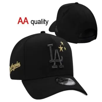 Los Angeles Dodgers Black Stitched Snapback Hat - Premium MLB Headwear
