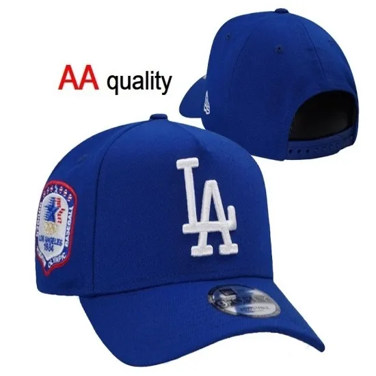 Los Angeles Dodgers 1959 Olympic Patch Royal Blue Snapback Hat - New Era