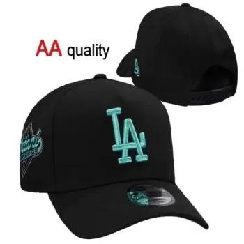 Los Angeles Dodgers Black 'LA' Logo Stitched Snapback Hat