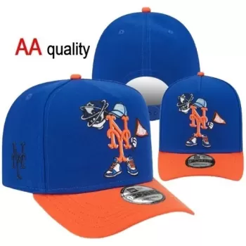 New York Mets 'Mr. Met' Character Stitched Snapback Hat - Royal Blue/Orange New York Mets 'Mr. Met' Character Stitched Snapback Hat - Royal Blue/Orange