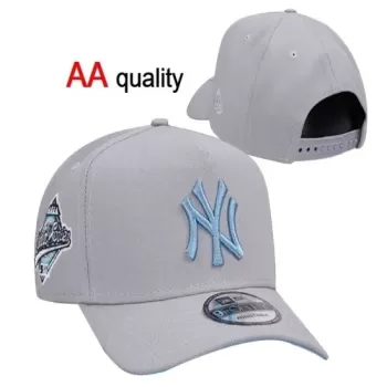 New York Yankees '47 Brand MLB World Series Patch Snapback Hat - Light Gray New York Yankees '47 Brand MLB World Series Patch Snapback Hat - Light Gray
