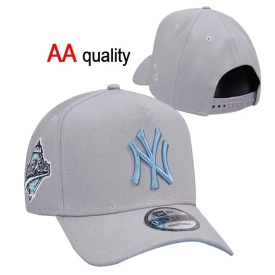 New York Yankees '47 Brand MLB World Series Patch Snapback Hat - Light Gray