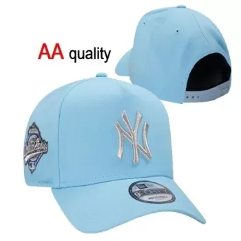 New York Yankees Light Blue Stitched Logo Snapback Hat - New Era 9FORTY New York Yankees Light Blue Stitched Logo Snapback Hat - New Era 9FORTY